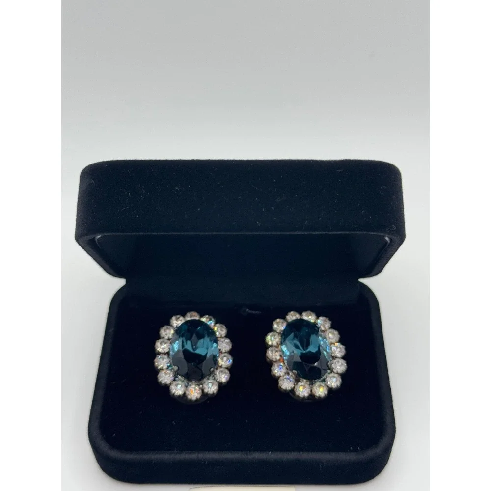 The‎ Miniature Crown Jewel Collection Russian Imperial Orb Detail Clip Earrings - Picture 5 of 11